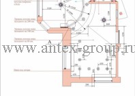 План потолка кухни